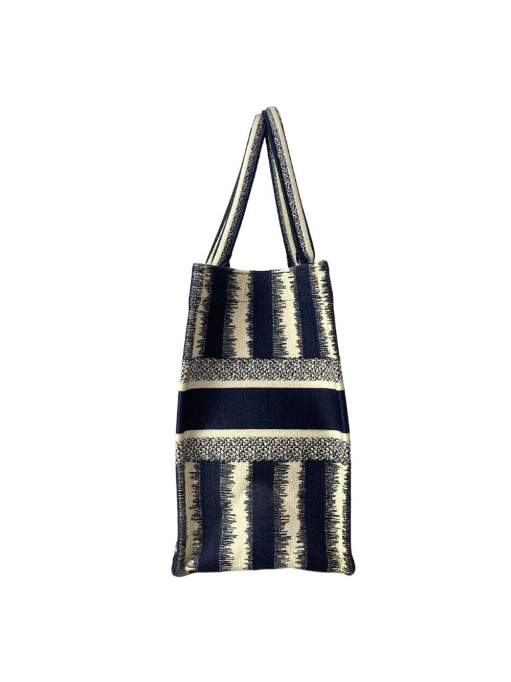 ★SOLD★ Dior Tote Book Vintage Small Navy White - Picture 2 of 15